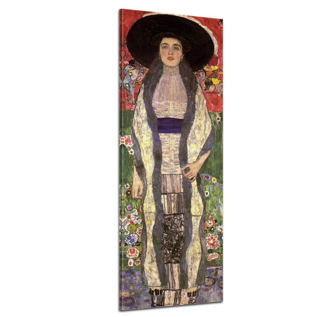 Bilderdepot24 Bild auf Leinwand | Gustav Klimt Portrait der Adele Bloch-Bauer in 30x90 cm als Wandbi