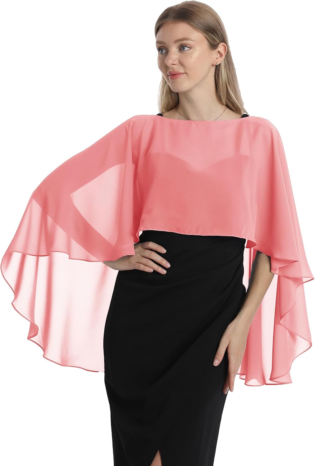 Hotshawl Damen Pashmina-Schal Einheitsgrösse Koralle, Einheitsgröße Koralle