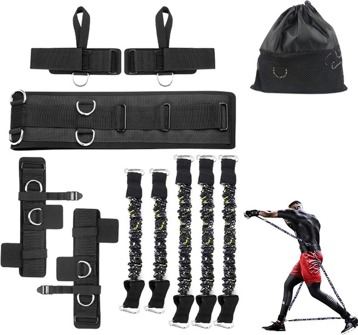 Sfeexun Boxen Expander Resistance Bands Set: Boxing Gummibänder Expander Fitness Band Gummibänder Fi