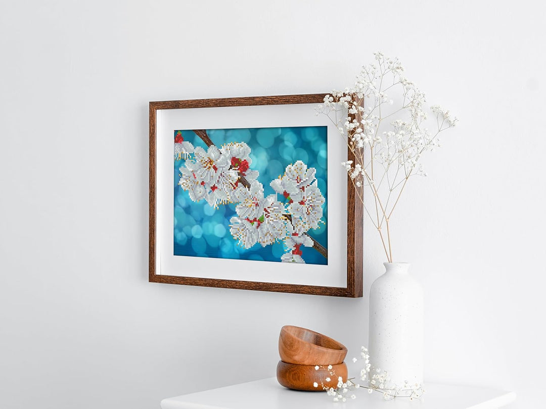 Diamond Dotz Simply Dotz Diamond Art Kit 14.6"X10.6"-Oriental Bloom OS Weiss, OS Weiß