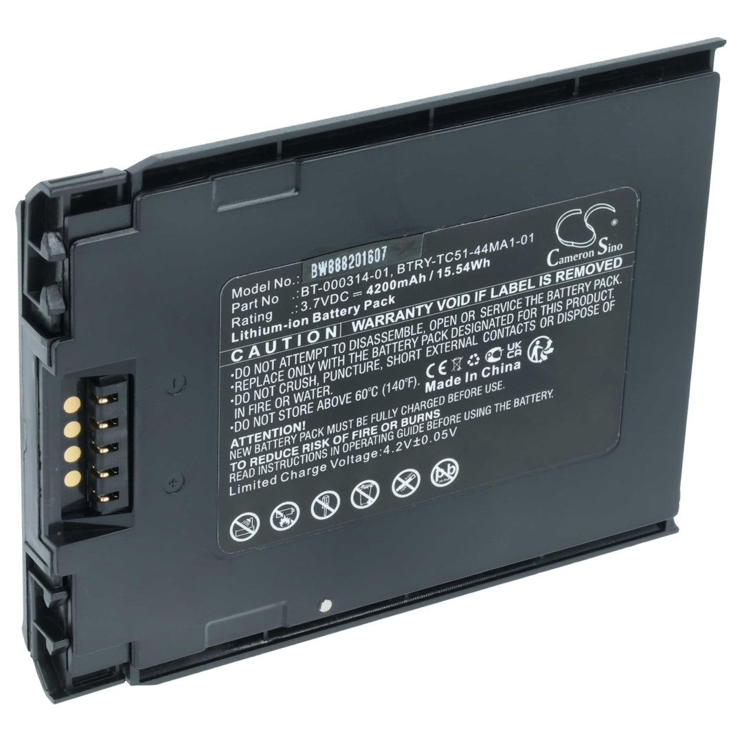 vhbw Akku kompatibel mit Zebra TC57x | TC52x, TC56, TC57 Handheld Computer Scanner (4200 mAh, 3,7 V,