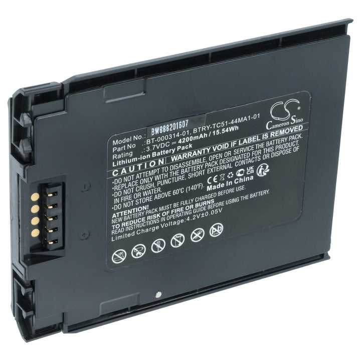 vhbw Akku kompatibel mit Zebra TC57x | TC52x, TC56, TC57 Handheld Computer Scanner (4200 mAh, 3,7 V,