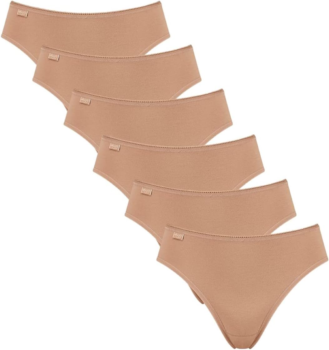 Sloggi Damen 24/7 Cotton Tai C3p Slip (3er Pack) 42 6 X Brush, 42 6 X Brush