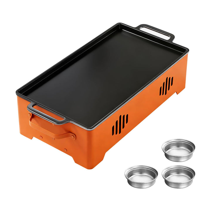BBQ-Warmhalteplatte Grill-Wärmer, Aluminiumlegierungs-Grill-Heizplatte, Warmhaltebehälter für Fleisc