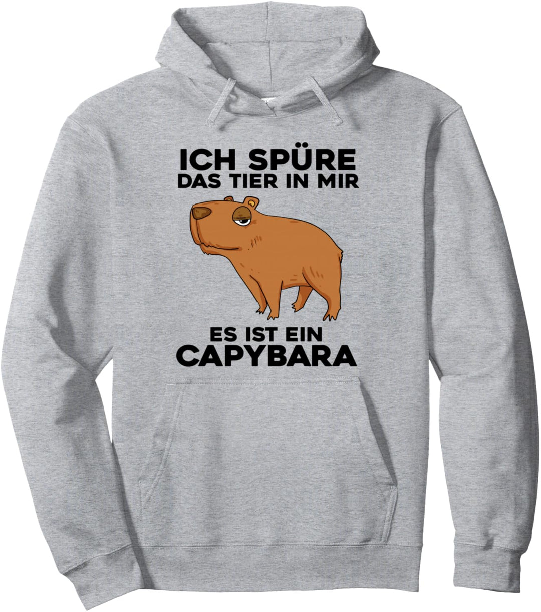 Capibara Wasserschwein Spruch Pullover Hoodie