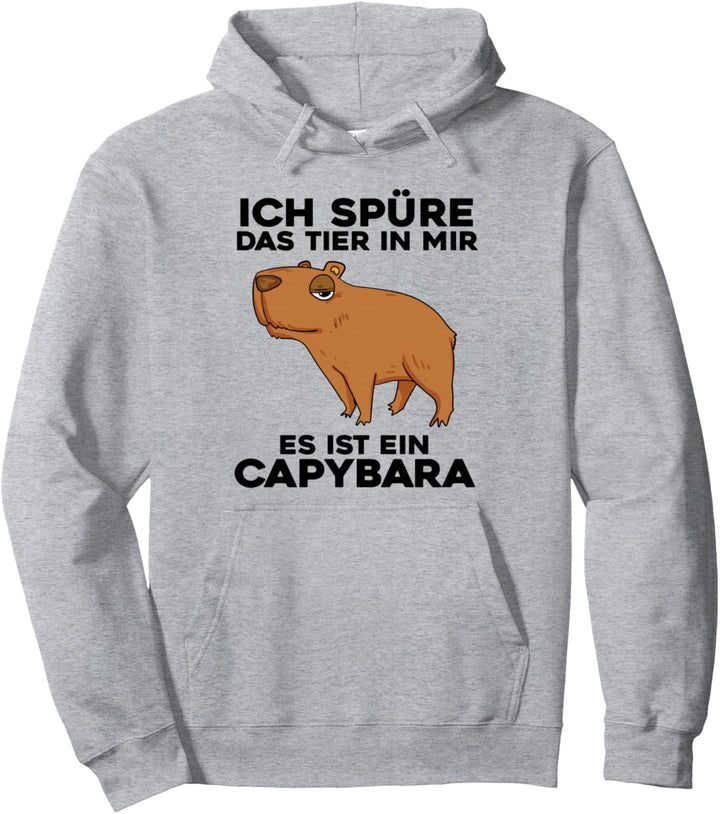 Capibara Wasserschwein Spruch Pullover Hoodie