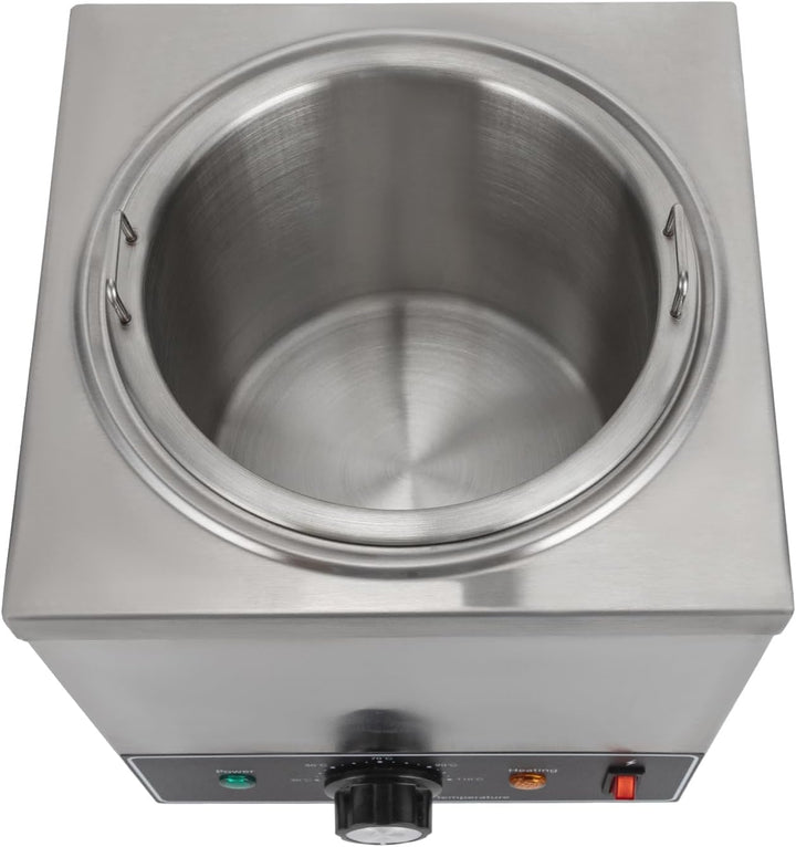 Edelstahl Saucenspender, 650W 2L Schokoladenspender mit Pumpe, Elektrisch Saucenwärmer einstellbare