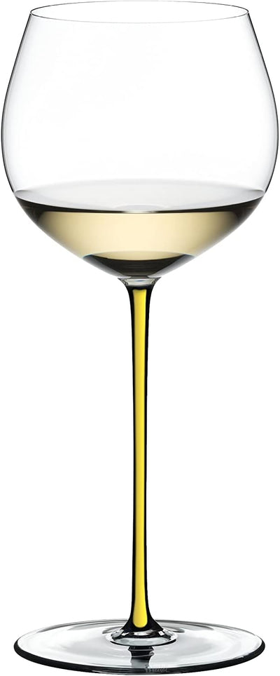 Riedel Fatto A Mano Old World Weinglas im Eichenfass gereifter Chardonnay (Oaked Chardonnay) gelb, i