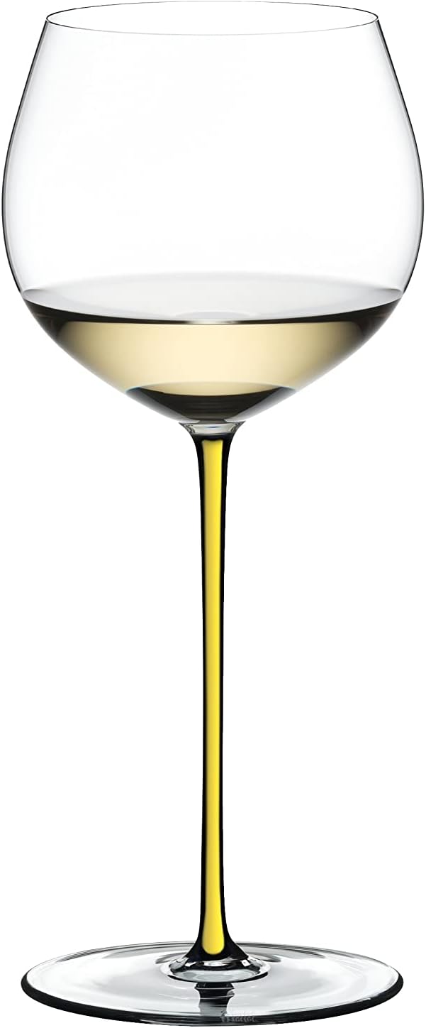 Riedel Fatto A Mano Old World Weinglas im Eichenfass gereifter Chardonnay (Oaked Chardonnay) gelb, i