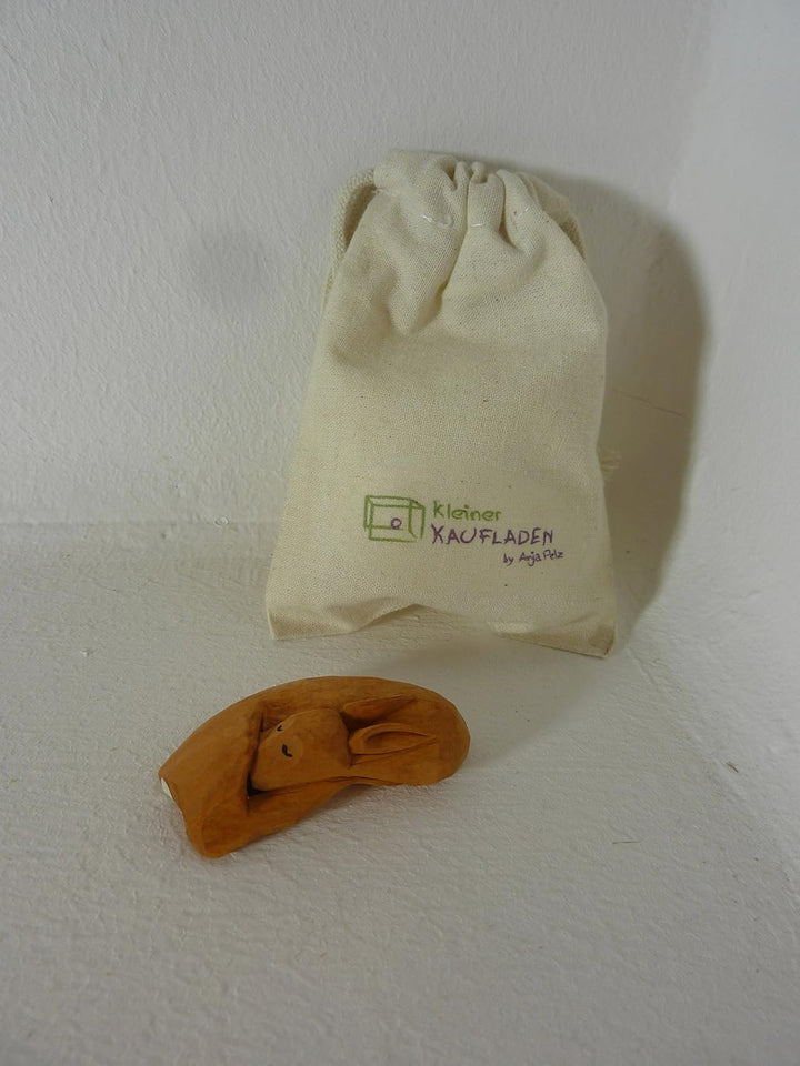Reh schlafend Lotte Sievers-Hahn 1,7 cm mit Baumwollbeutel Krippenfigur