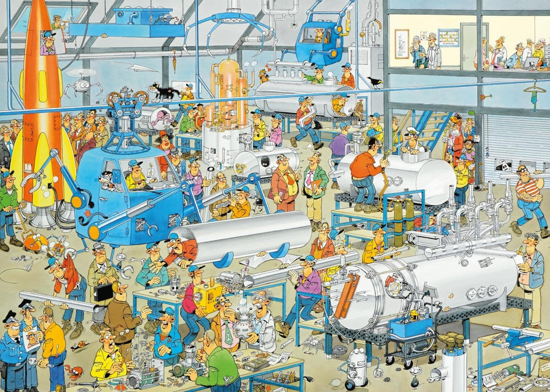 Jumbo 19050 Puzzle Jan Van Haasteren-Technische Höhepunkte, 1000 Teile