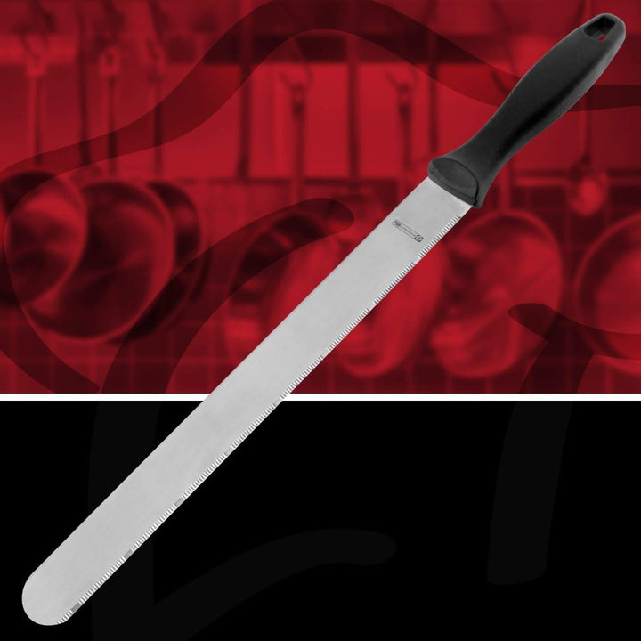 FMprofessional Konditormesser – Zweiseitig schneidendes Bäckermesser für präzises Schneiden und Glas