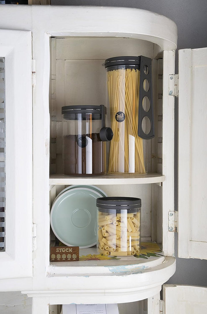 Kitchen Jars Borosilikatglas Glas/Messlöffel 1,5