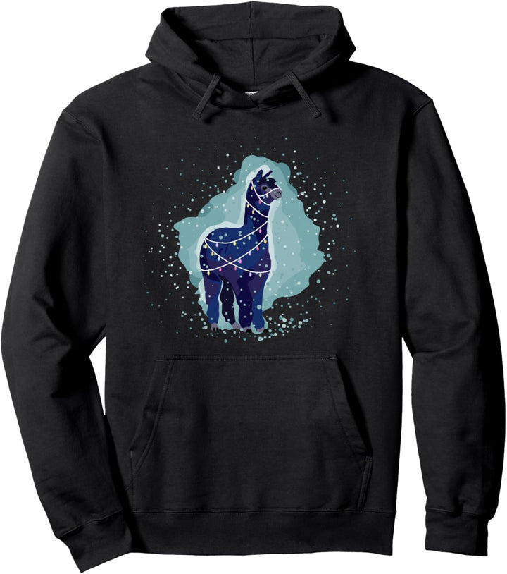 Huacaya Lama Pako Alpakazüchter Alpaka Pullover Hoodie