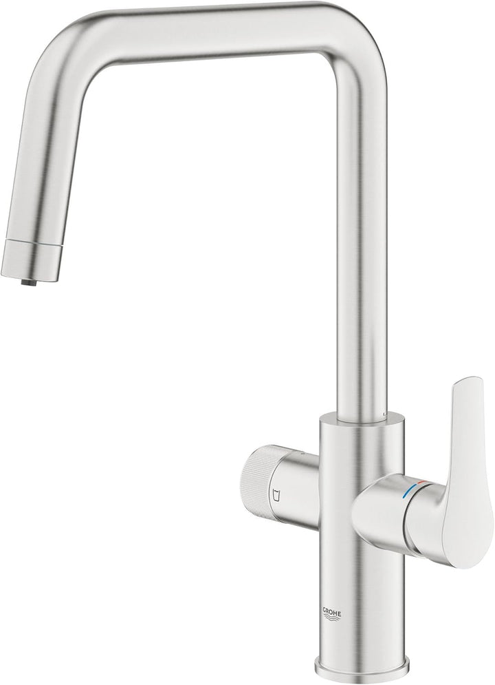 GROHE Blue Pure, Küchenarmatur, mit Filterfunktion (Gefiltertes Wasser: separater Griff, Filter unte