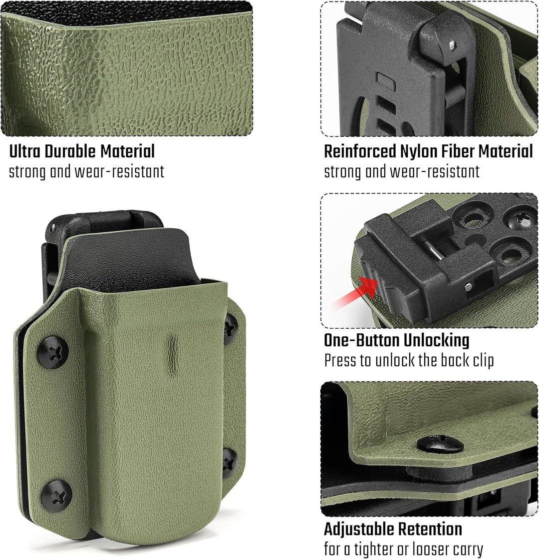 TACTICAL GEEK TX3 Multi-Tool Scheide Holster, Einstellbare Halterung mit Rückenclip, Grün Grün-tx3,
