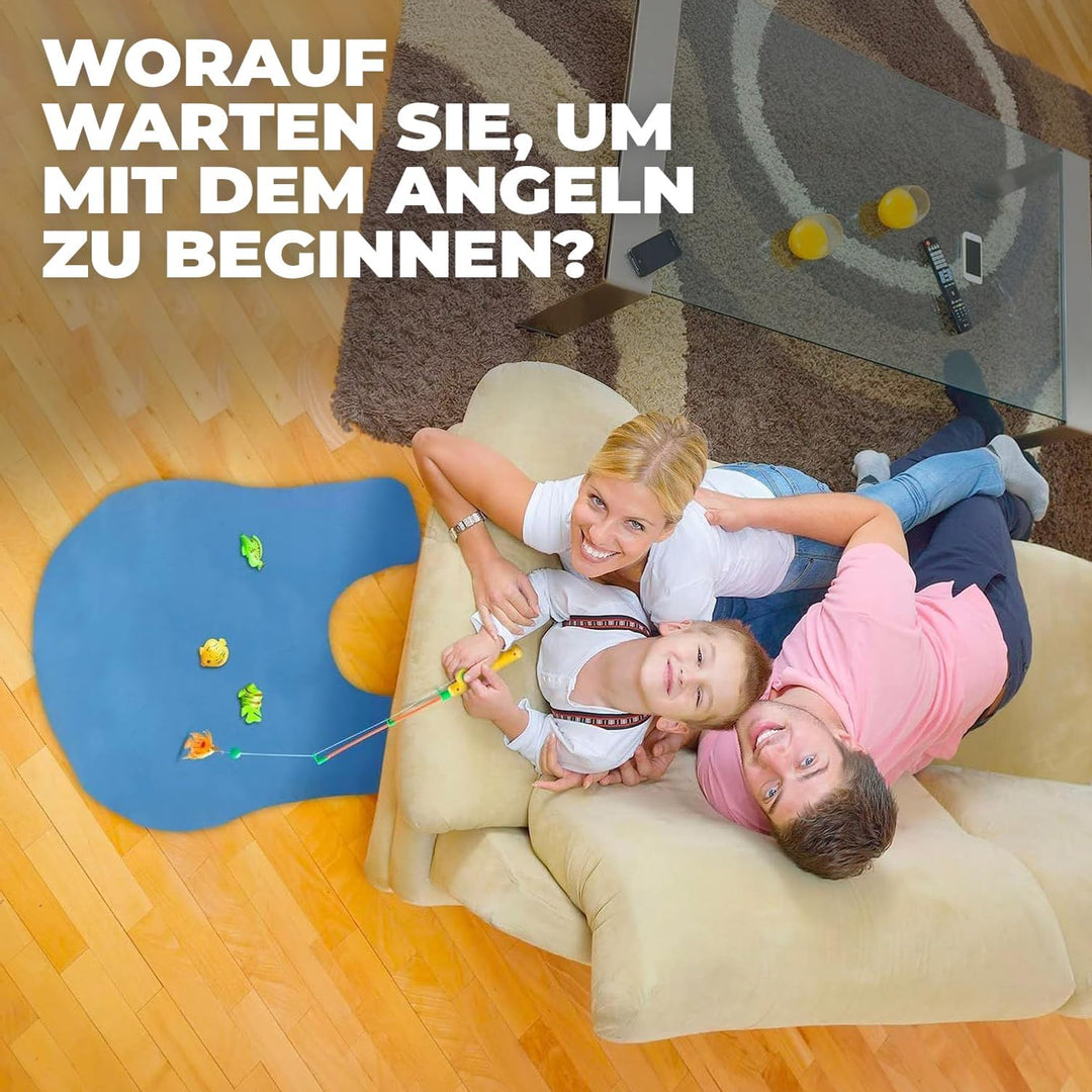 Angel-Toiletten-Set | Komplett-Set | Toiletten-Set | Premium-Qualität | Angelset | 1 Matte | 1 Angel