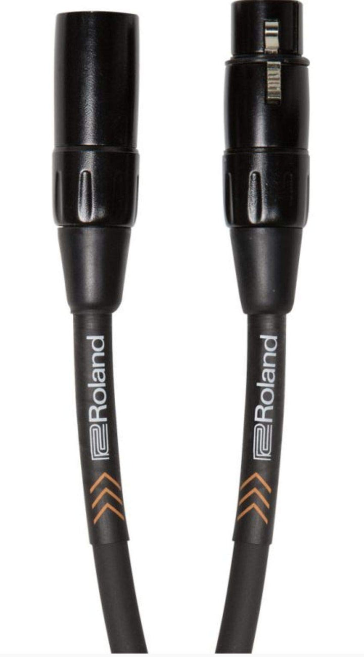 Roland Black-Serie symmetrisches Mikrofonkabel, Länge: 7,5m – RMC-B25, schwarz 7.5 Meters Single, 7.