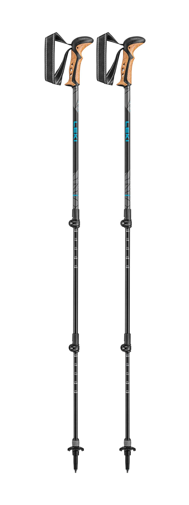 Leki Khumbu Lite AS Stöcke black-petrol-dark anthracite 100 - 135 cm, black-petrol-dark anthracite 1