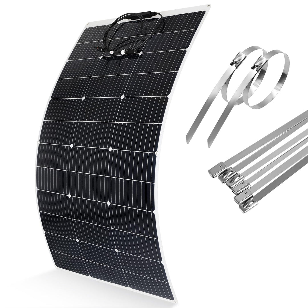 【120W Flexibel Solarpanel 12V】DERUXI 120 W Flexibel Solar Panel: 120W 12V Flexibles Monokristalline