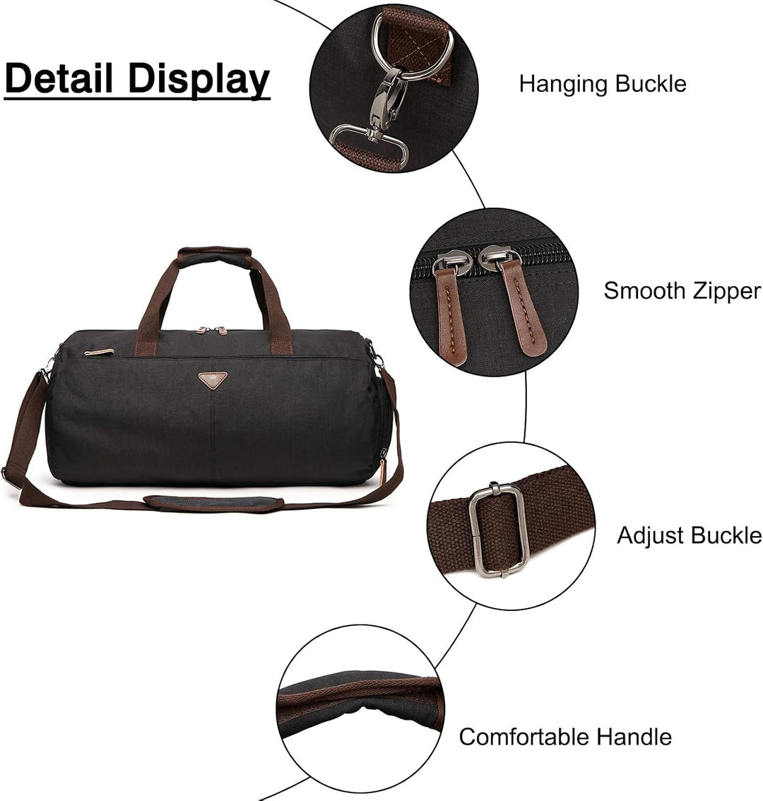 FANDARE Reisetaschen Handgepäck Duffel Tasche Sporttasche Trainingstasche Sporttasche Damen Tote Han