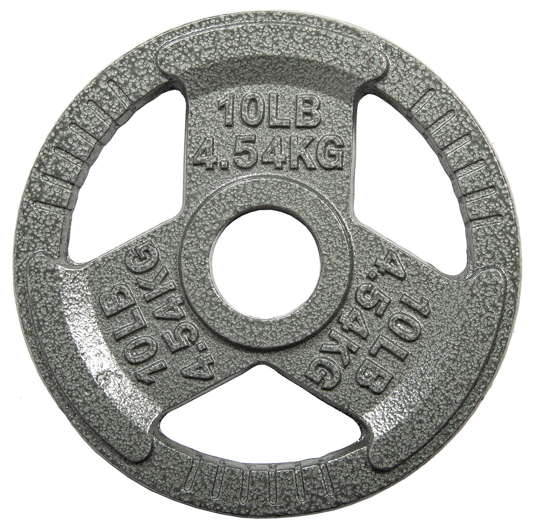Fitvids 2,5 cm Standard-Hantelscheibe aus Gusseisen für Krafttraining & Gewichtheben, mehrere Grösse