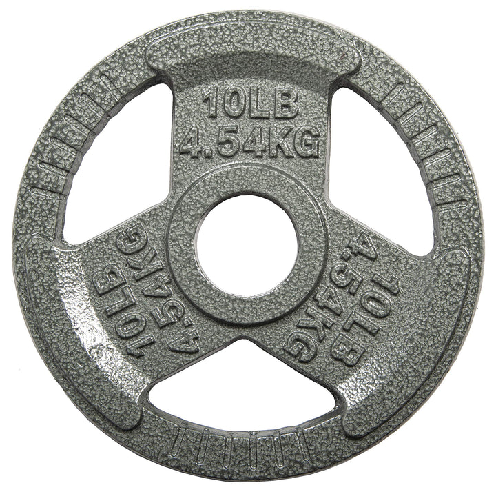 Fitvids 2,5 cm Standard-Hantelscheibe aus Gusseisen für Krafttraining & Gewichtheben, mehrere Grösse