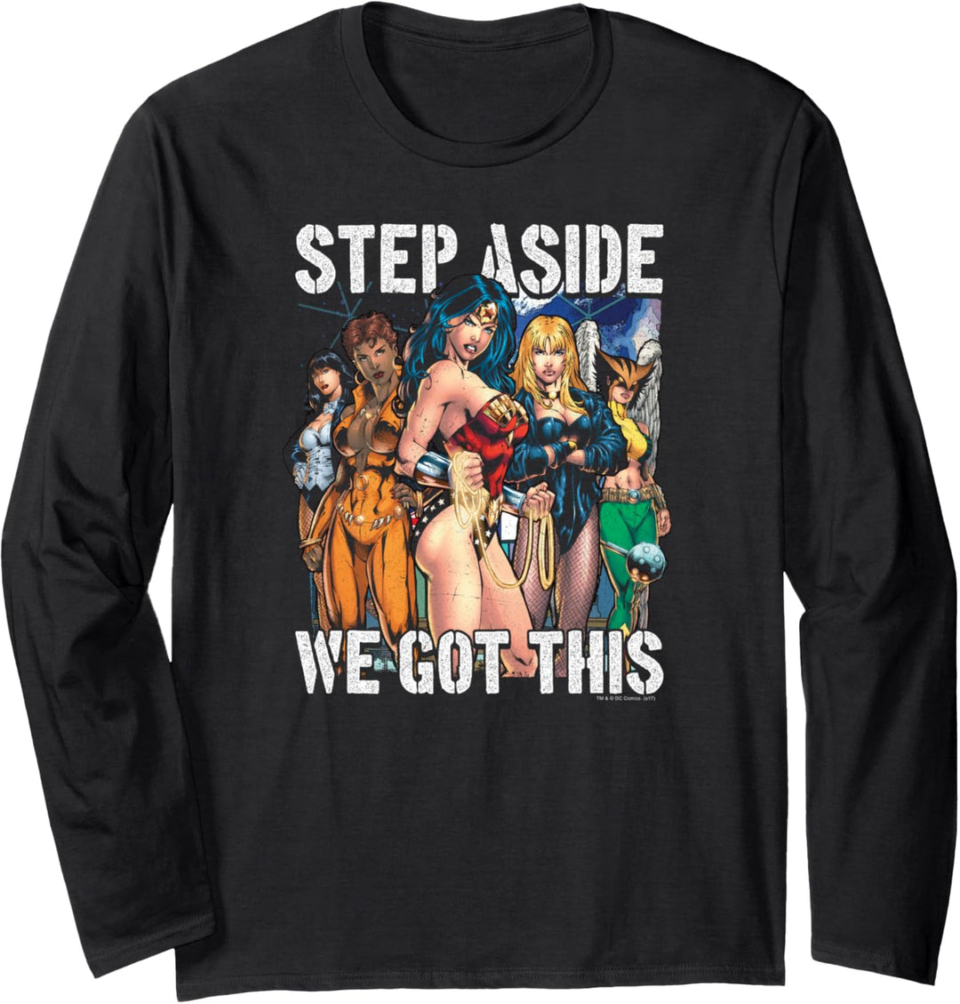 Justice League Heroines Langarmshirt