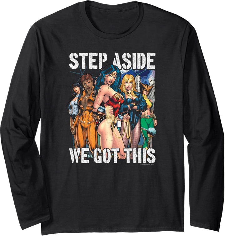 Justice League Heroines Langarmshirt