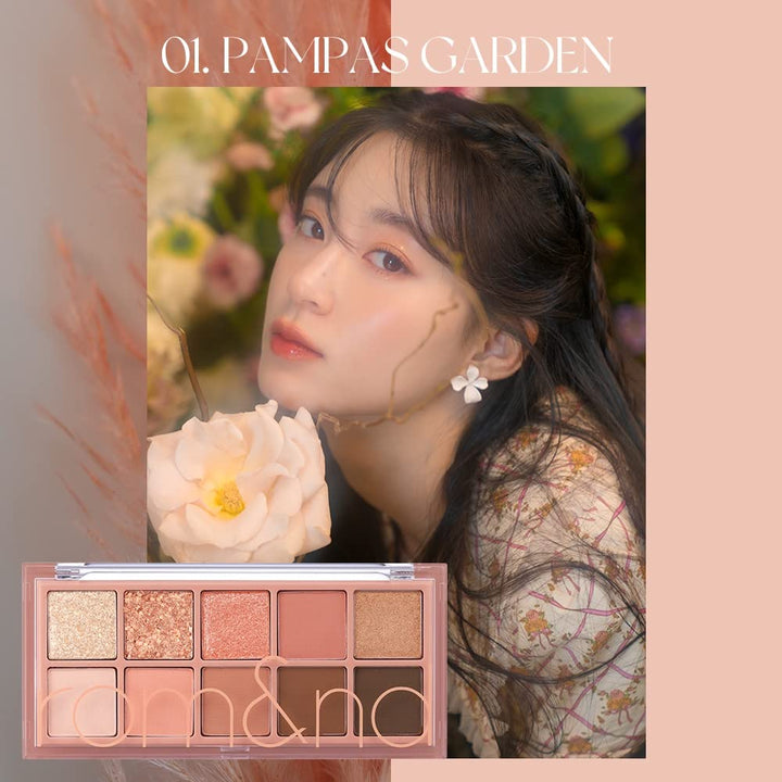 rom&nd Better Than Palette (5Colors) 7.5g (01 PAMPAS GARDEN) 01 PAMPAS-GARTEN, 01 PAMPAS-GARTEN