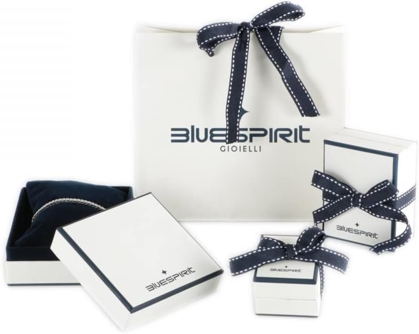 Bluespirit ESSENTIAL Collana Donna in Argento 925 Rosè, Zirconi - P.25R210001200