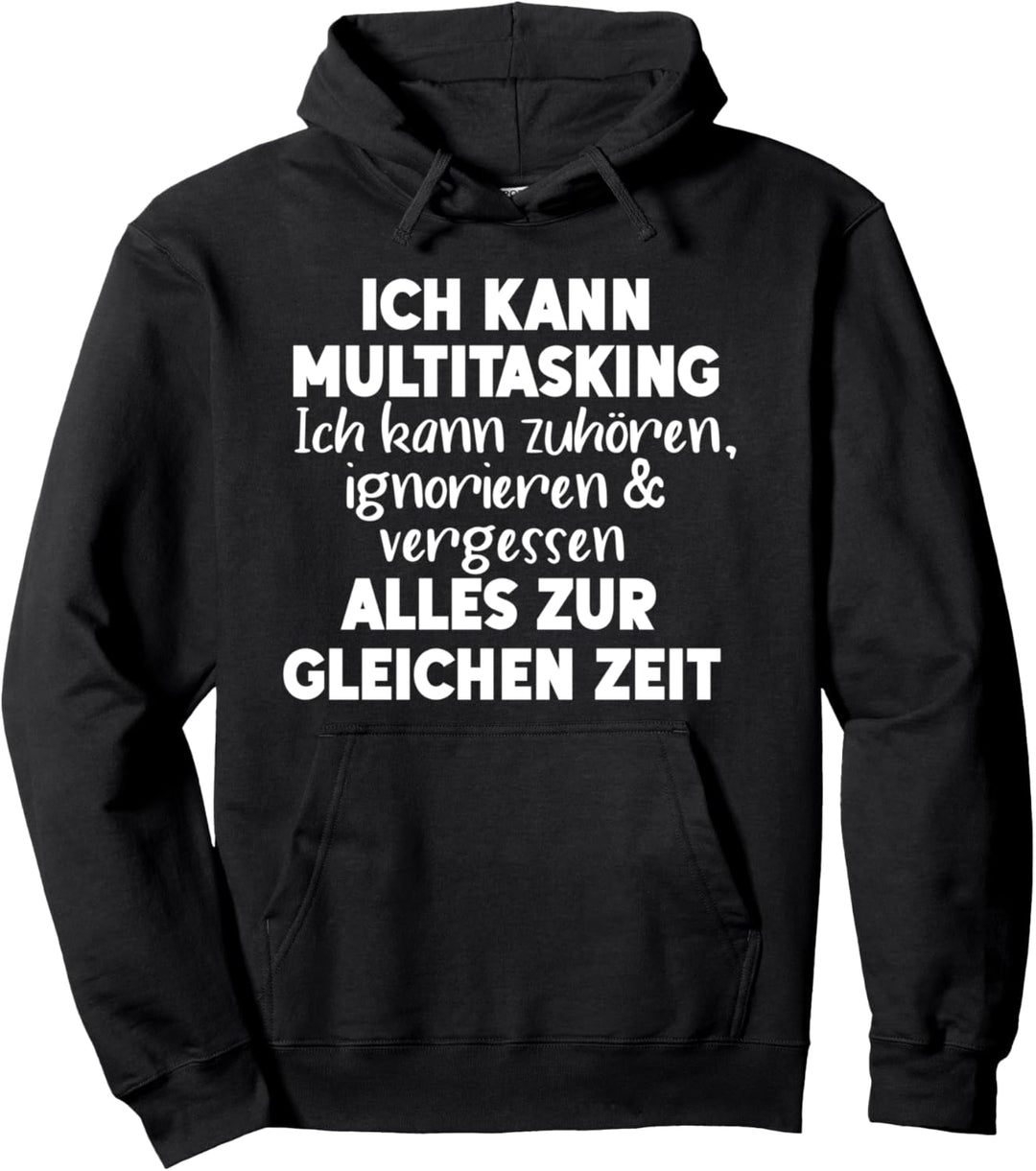 Ich kann Multitasking - Lustiger Musiker College Spruch Pullover Hoodie