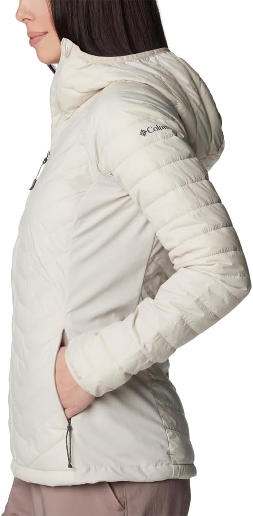Columbia Damen Powder Pass Daunenjacke mit Kapuze XS Dark Stone, XS Dark Stone