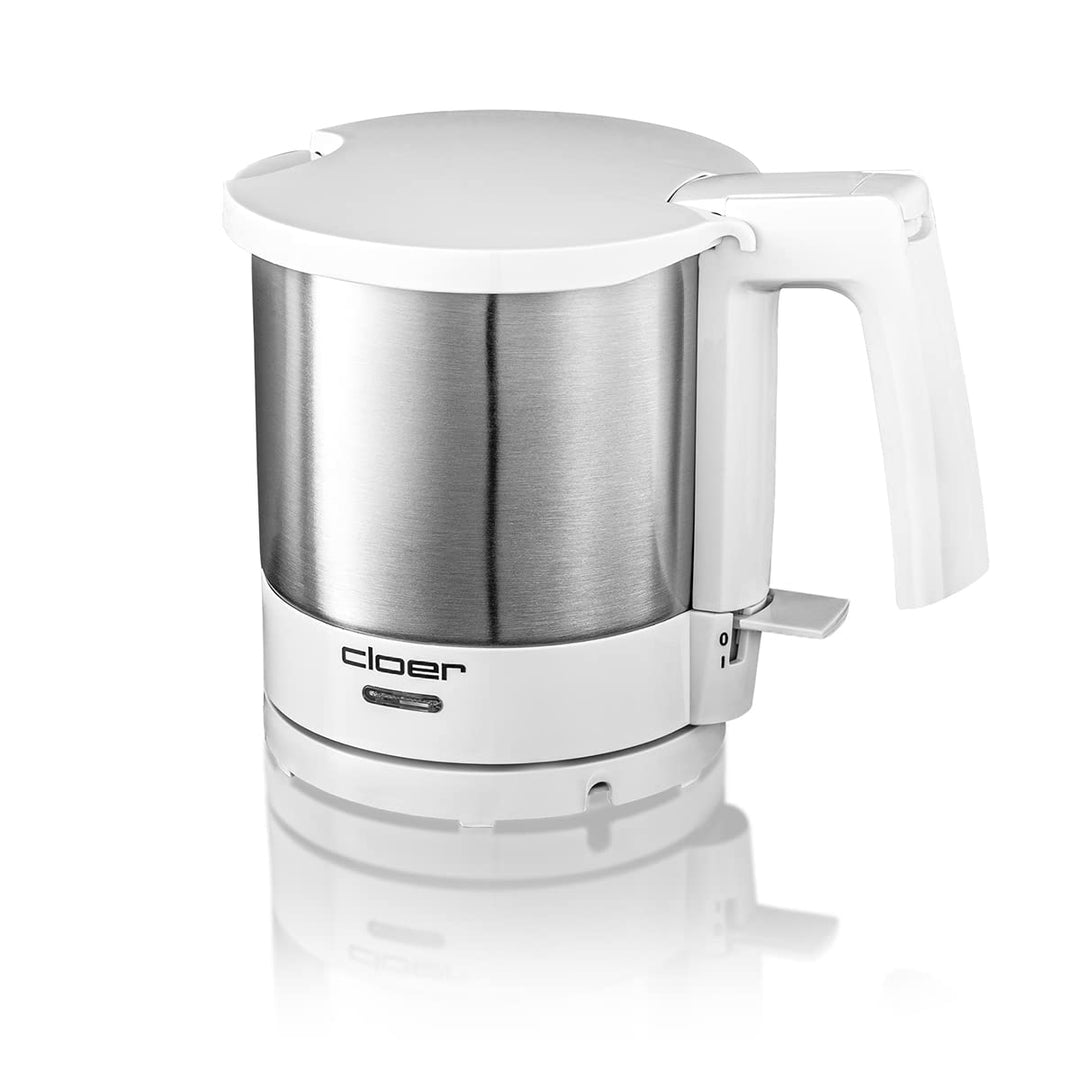 Cloer 4721 Wasserkocher, 2000 W, innen liegende Füllmengenmarkierung, Trockengeh- und Überhitzungssc