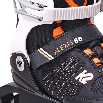 K2 Damen Alexis 80 Inline Skates EU: 39.5 (UK: 6 / US: 8.5) black - orange, EU: 39.5 (UK: 6 / US: 8.