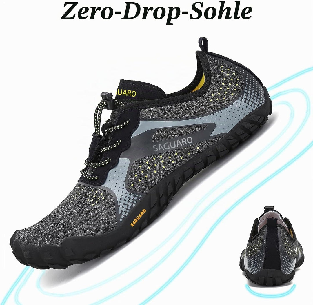 SAGUARO Unisex Barfussschuhe Traillaufschuhe Schnell Trocknend Wassersportschuhe, Gr. 36-47 36 EU Me