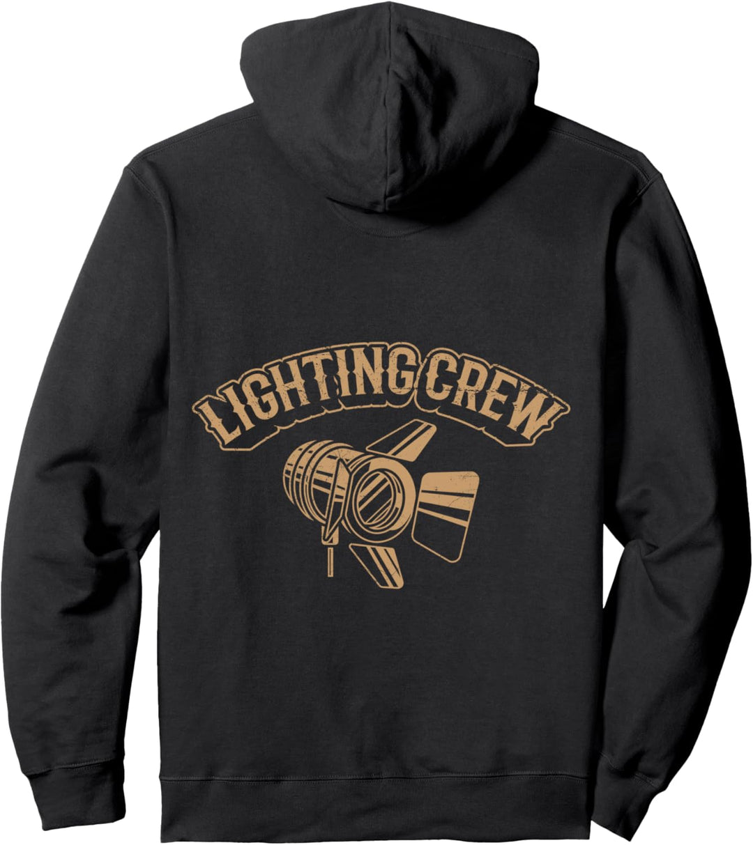 Film Beleuchter Crew Lichttechniker Veranstaltungstechniker Pullover Hoodie