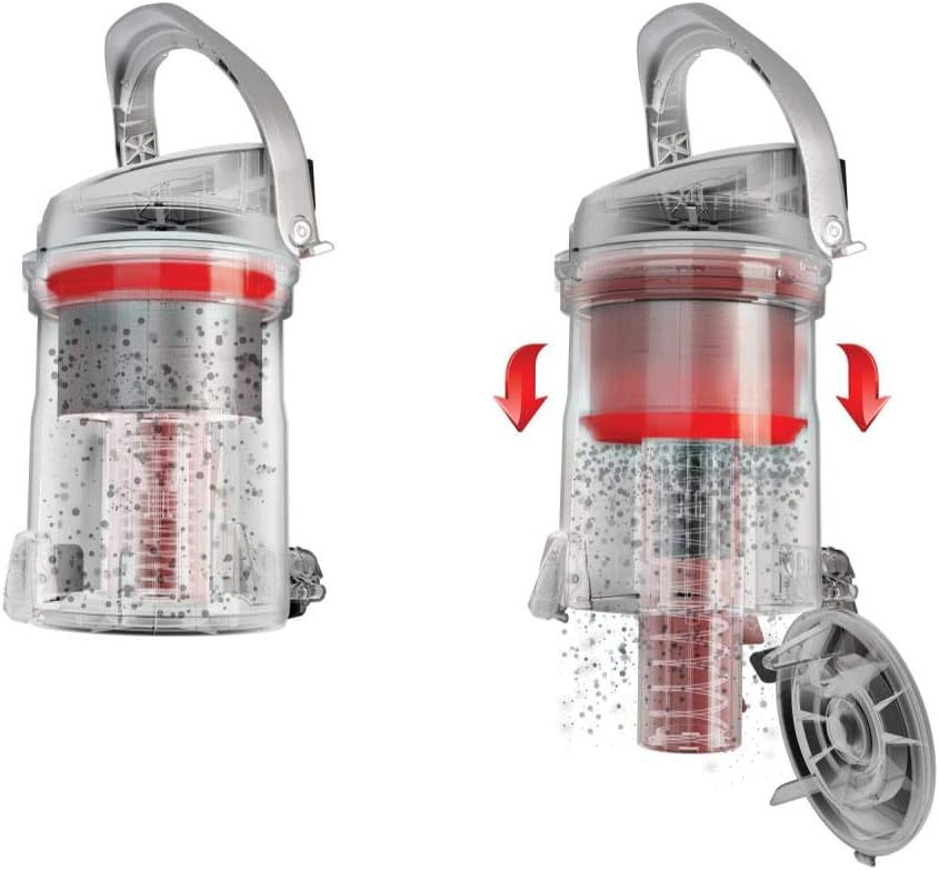 Hoover Bodenstaubsauger mit Parkettdüse – beutelloser Staubsauger mit Zyklon- & Selbstreinigungs-Tec