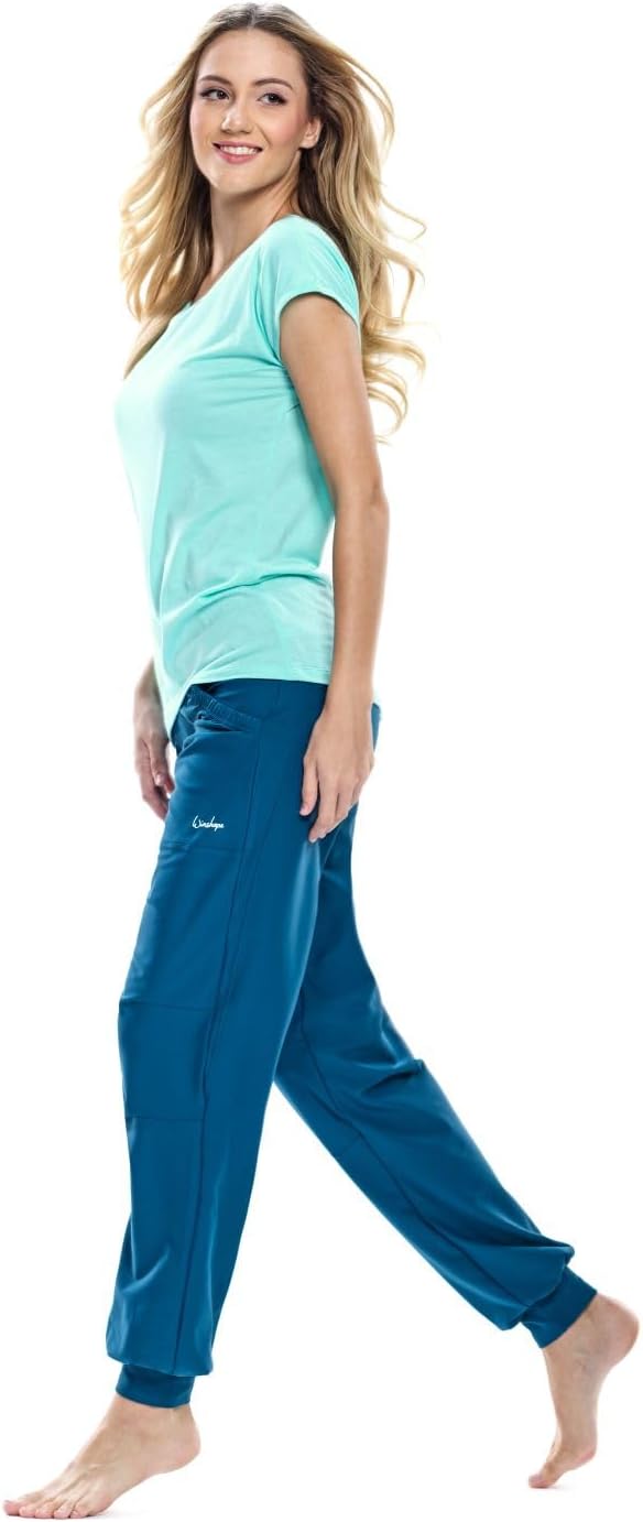 Winshape Damen Ultra leichtes Modal-Kurzarmshirt mit abgerundetem Saum MCT013 XL Mint, XL Mint