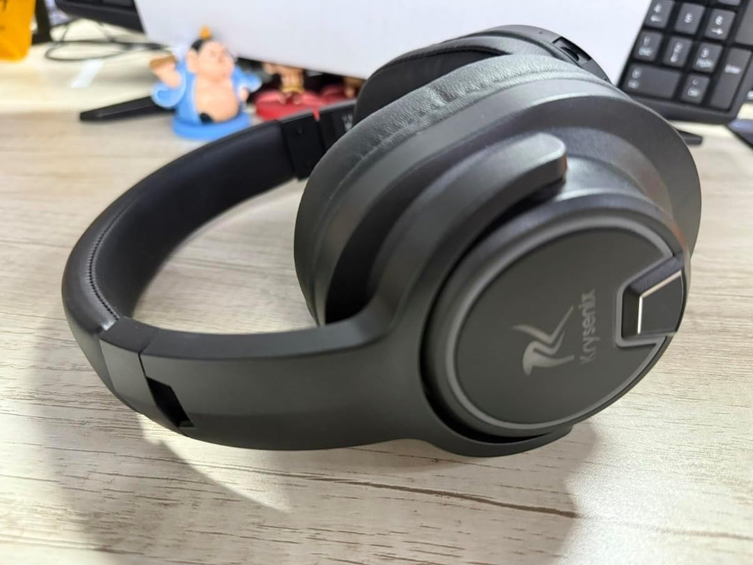 Krysenix PG4 RGB kabelloses Gaming-Headset für PS4, PS5, PC - 2,4 GHz 7.1 Surround Sound, Gaming-Kop