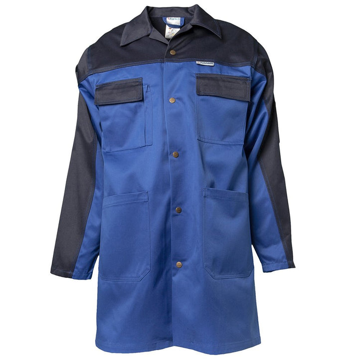 Planam Grösse 54 Herren Tristep Berufsmantel kornblau marine Modell 1241
