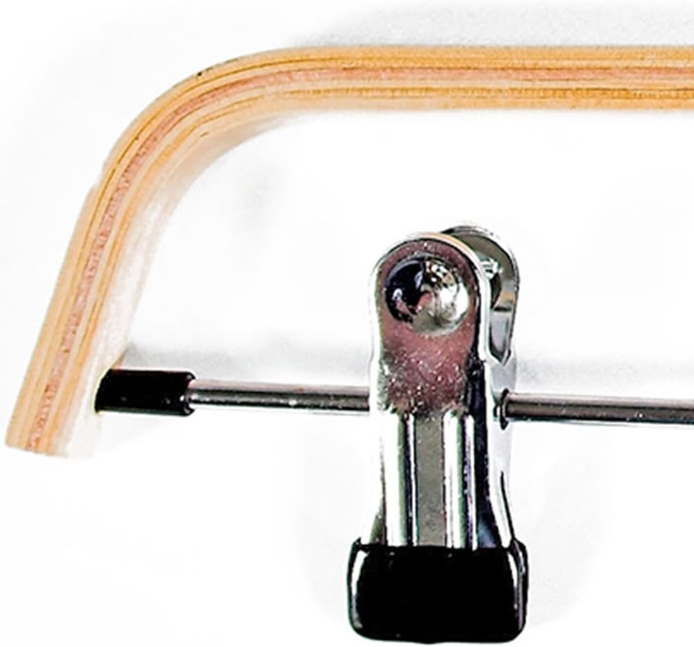 Schichtholzbügel mit Klammersteg | 37 cm, natur, lackiert , drehbarer Haken, verschiebbare Klammern