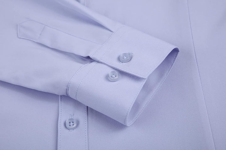 Alex Vando Bluse Damen Langarm Hemd Damen Stretch – Business Button Down Shirts, Bügelfrei Arbeitshe