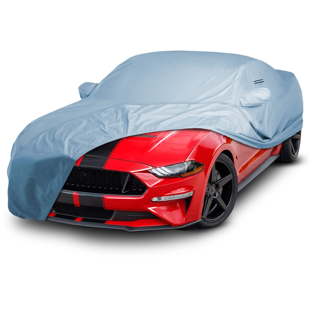iCarCover Passend für Ford Mustang Cabrio Vollgarage Wasserdicht Allwetter Wetterfest UV Sonne Schne