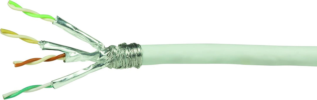 LogiLink Professional CPV0038 Netzwerk Verlegekabel Cat 6 S/FTP, weiss, 305m 305m CAT 6 Installation
