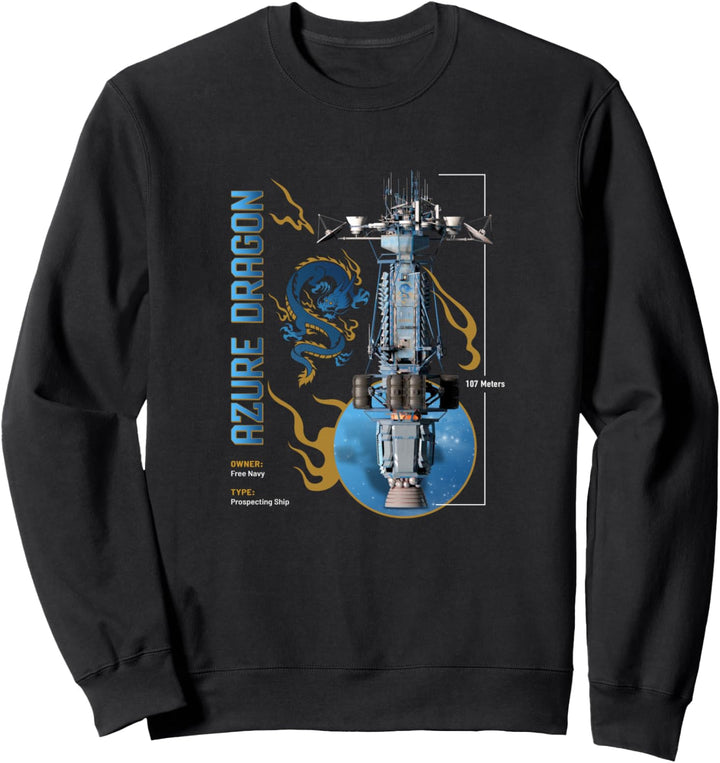 Azurblauer Drache Sweatshirt