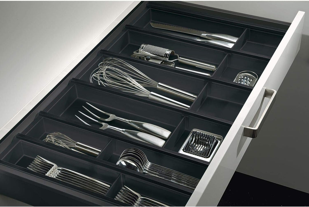 NINKA CUISIO Besteckeinsatz für TANDEMBOX KB 300, Kunststoff graphit 220 x 55 x 473, 220 x 55 x 473