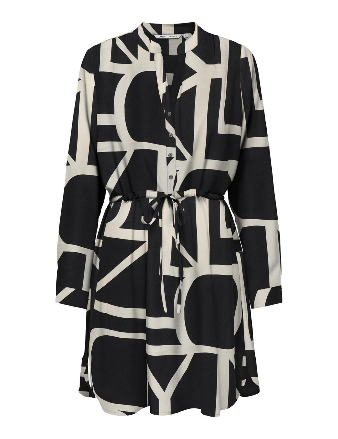 ONLY Damen Onlcory L/S V-Neck Tunic WVN Noos Tunika XXS Black/Aop:sarah Ditsy Flower, XXS Black/Aop: