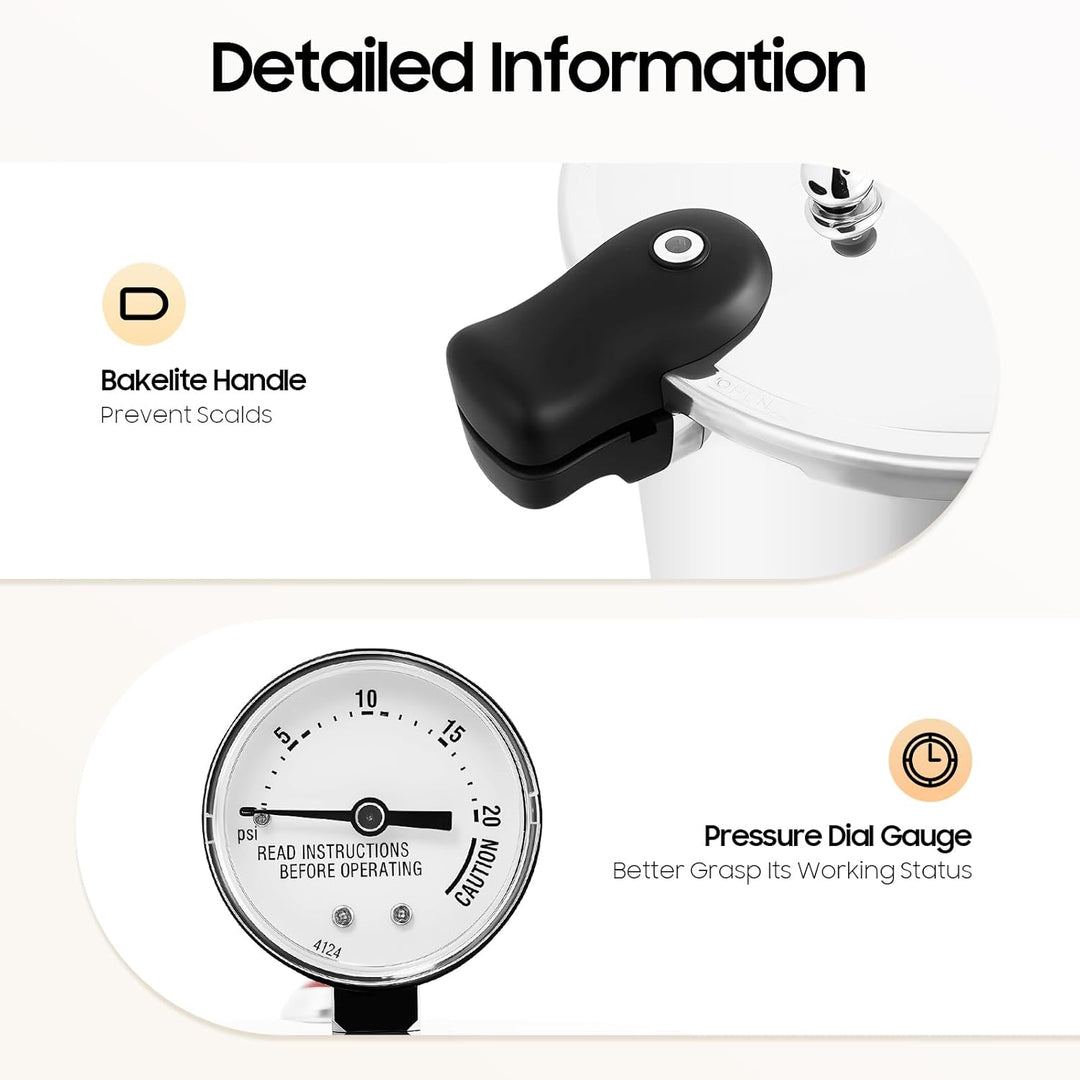 22L Schnellkochtopf 23Qt Aluminiumlegierung pressure cooker