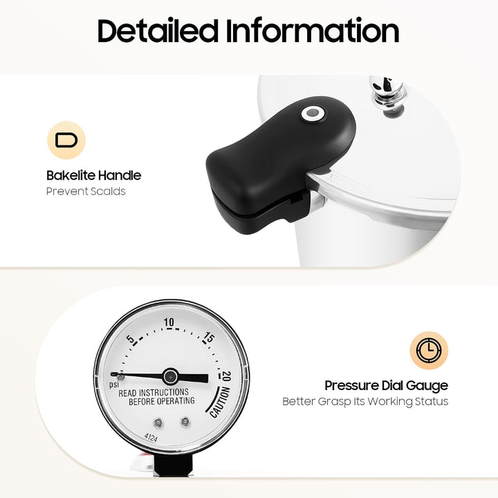 22L Schnellkochtopf 23Qt Aluminiumlegierung pressure cooker